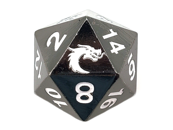 Old School Dice: Halfling Forged - Electric Black